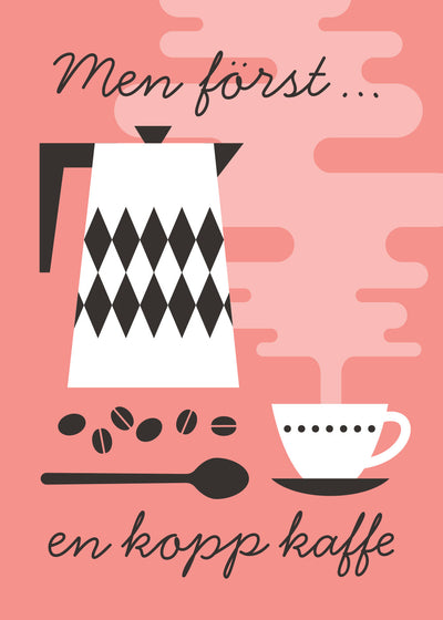 Retro kaffe Poster