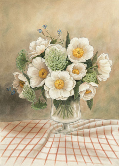 Blommor i vas Poster