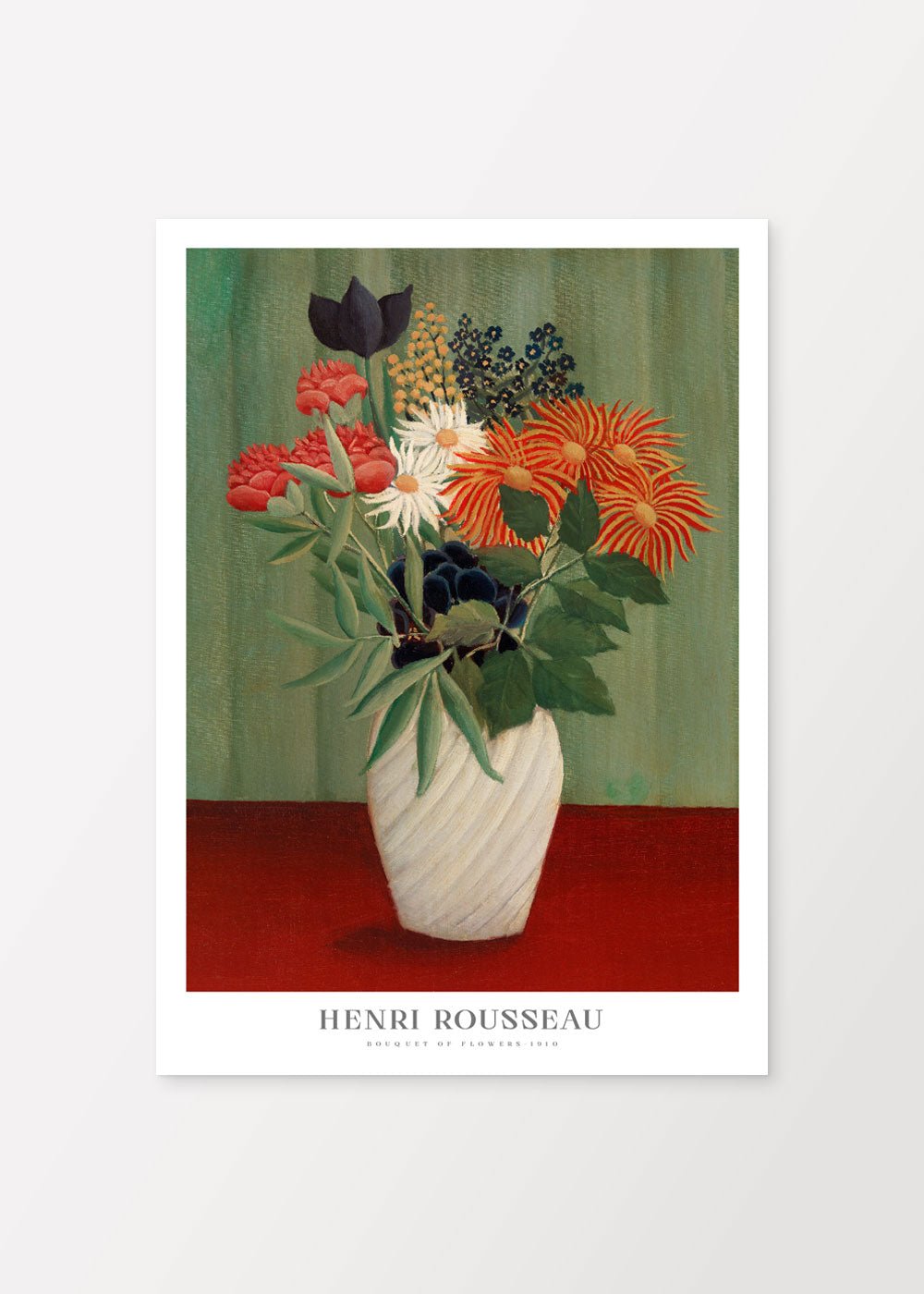 Bouquet of Flowers - Henri Rousseau - #shop_name