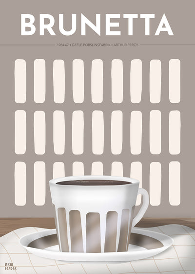 Brunetta Kaffekopp Poster