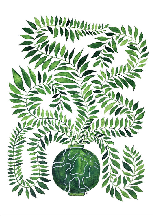 En grön växt Poster - #shop_name