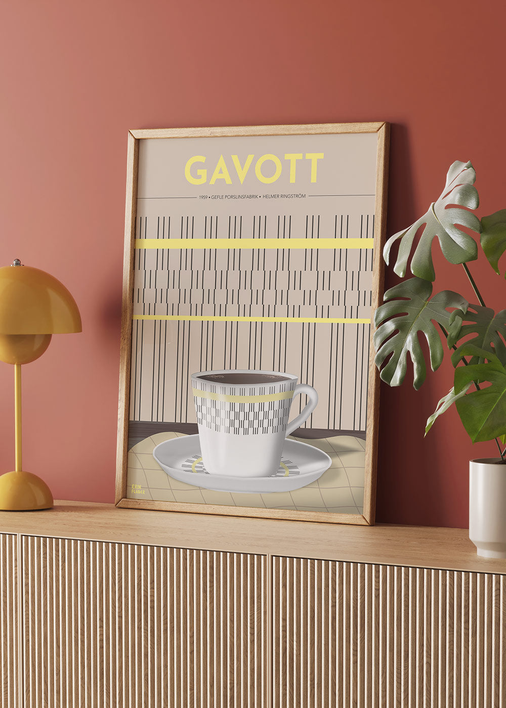 Gavott Kaffekopp Poster