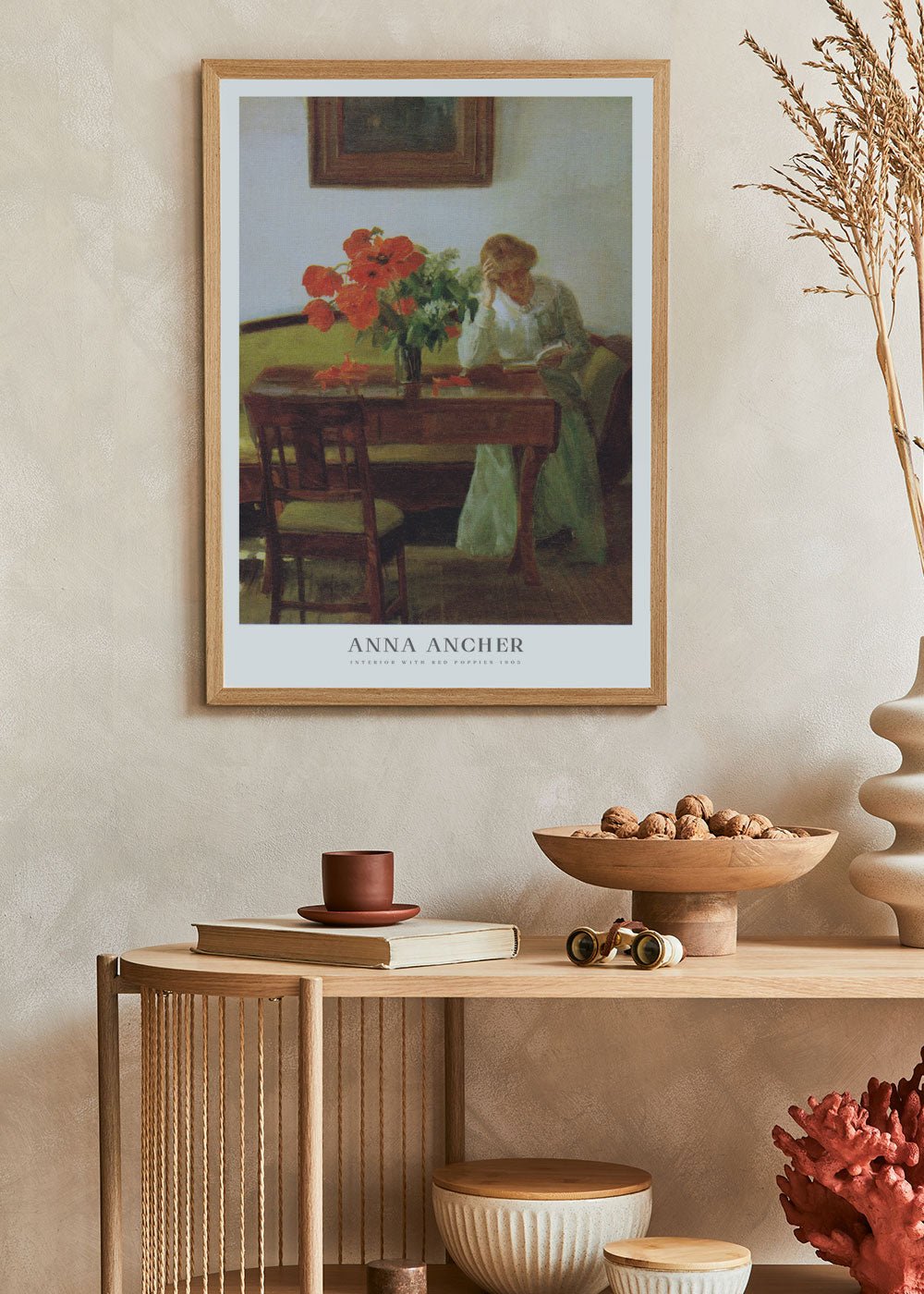 Interior with Red Poppies - Anna Ancher - shop_name