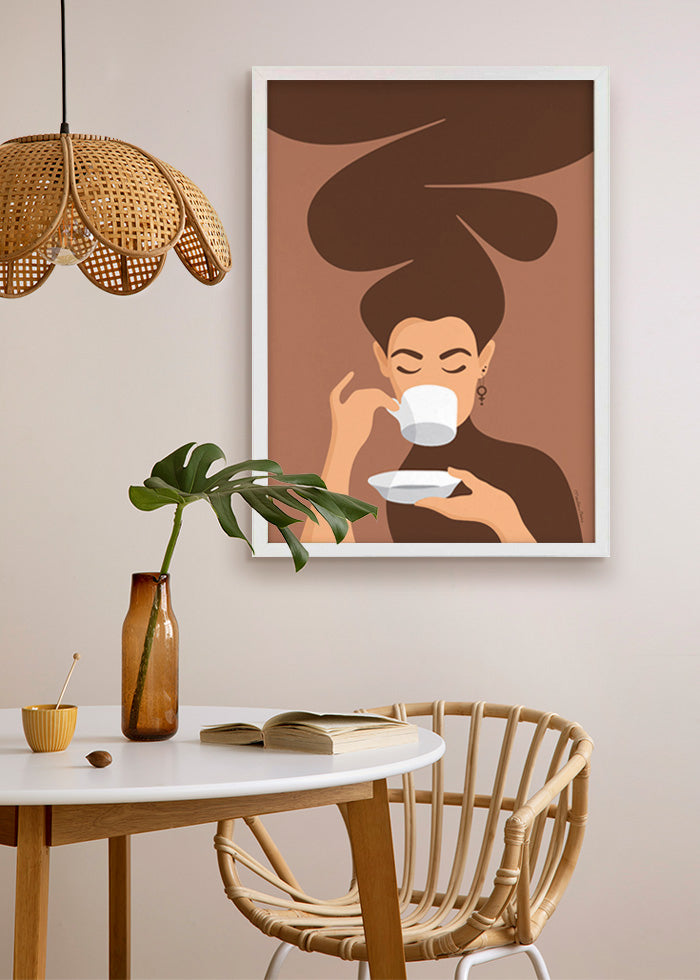 Kaffekvinnan Poster