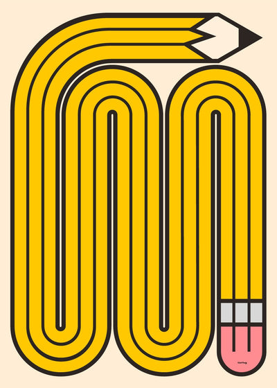 Poster mit flüssigem Blei