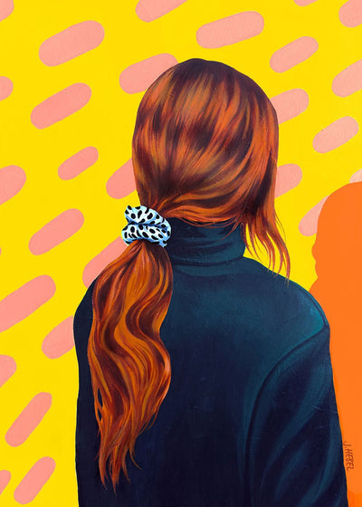 Scrunchie Girl Poster