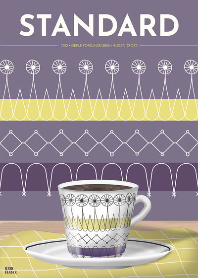 Standard Kaffekopp Lila Poster