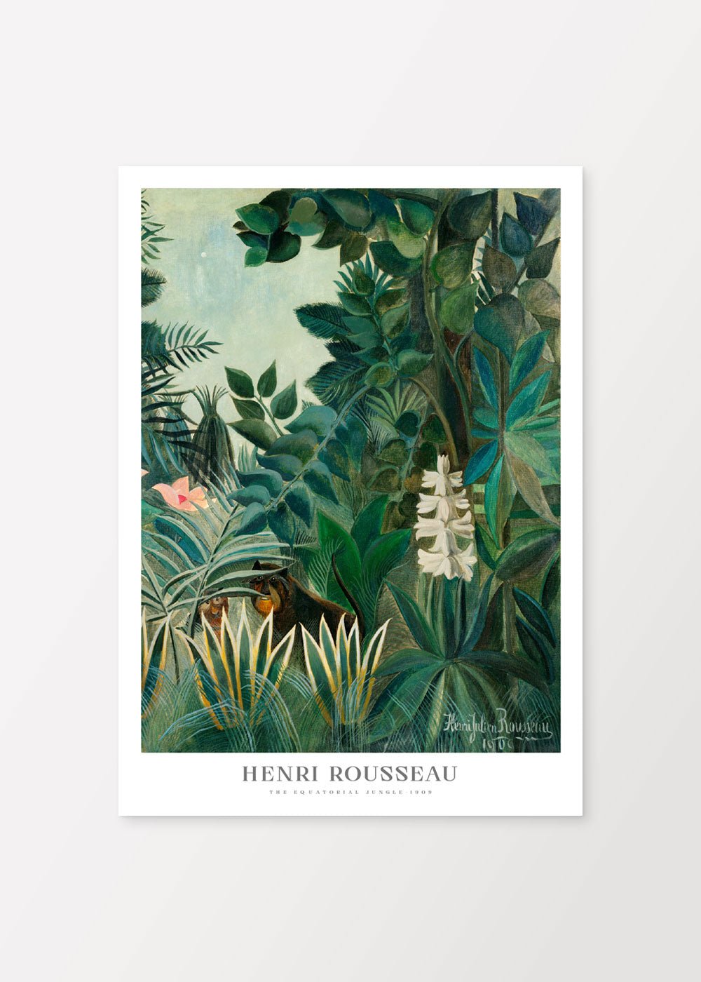 The Equatorial Jungle - Henri Rousseau - #shop_name