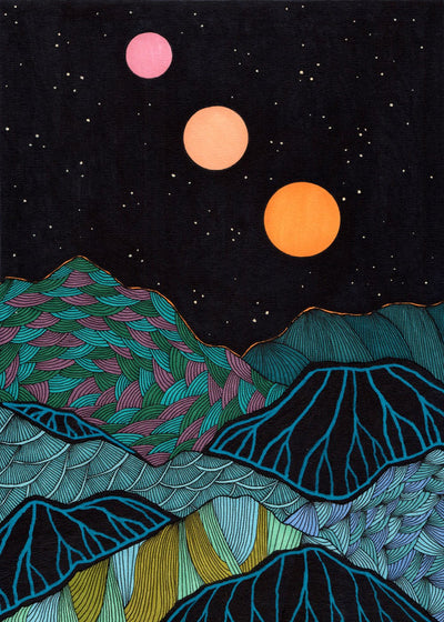 Three Moons Poster