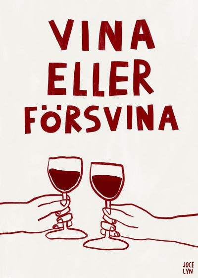 Vina eller försvina Poster