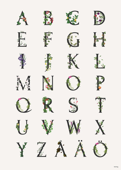 Alfabetet Poster