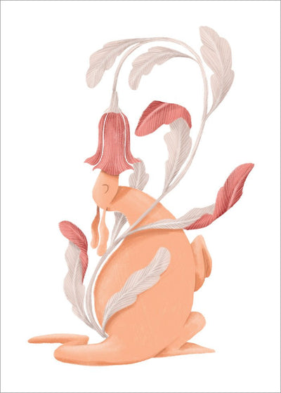 Die Blume und das Monster-Plakat