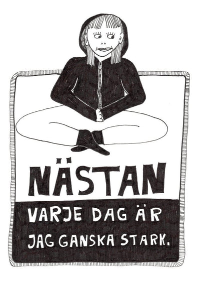 Ganska Stark A4 Poster