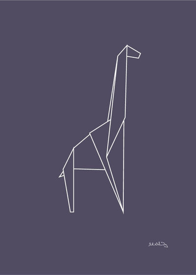 Giraffen-Plakat