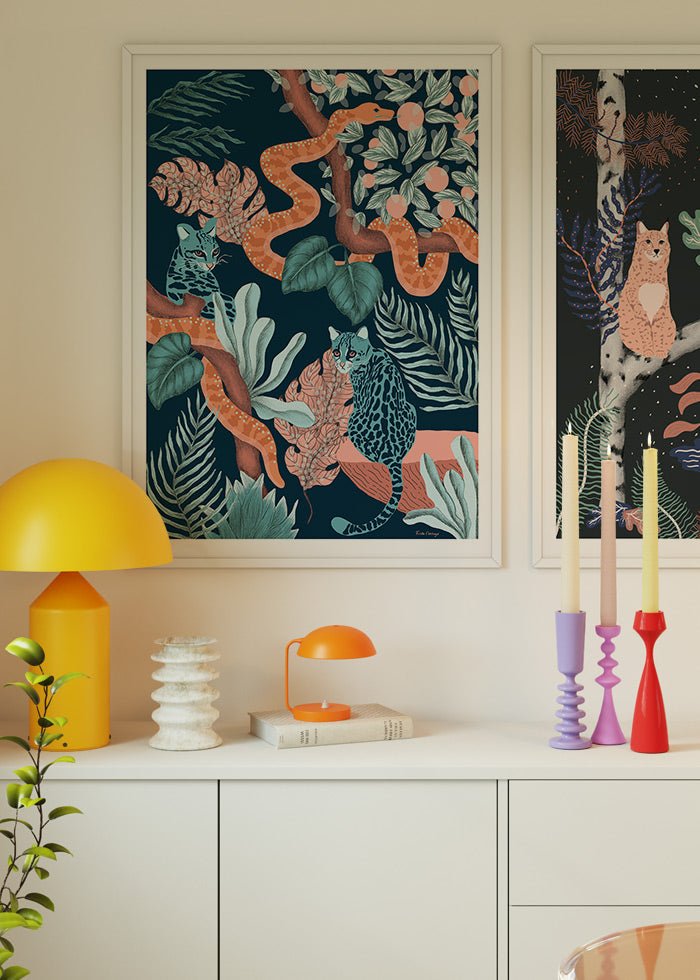 Dschungelkatzen-Poster