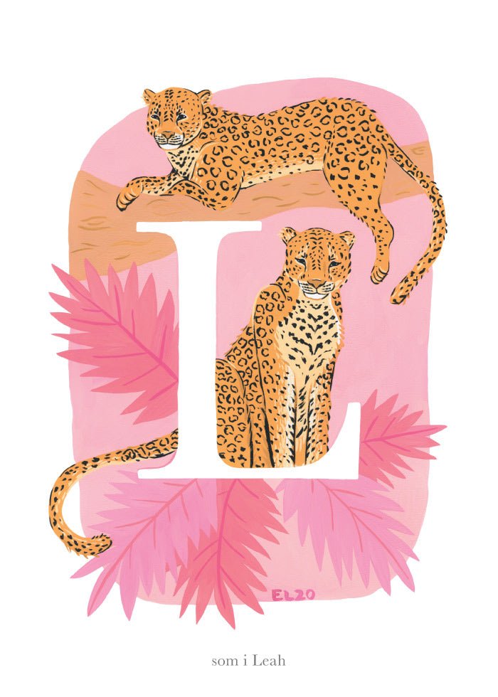 L - Leopard Poster