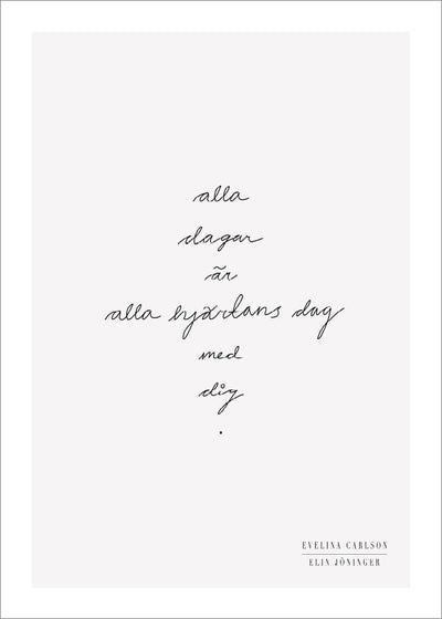 Mitt livs kärlek Poster