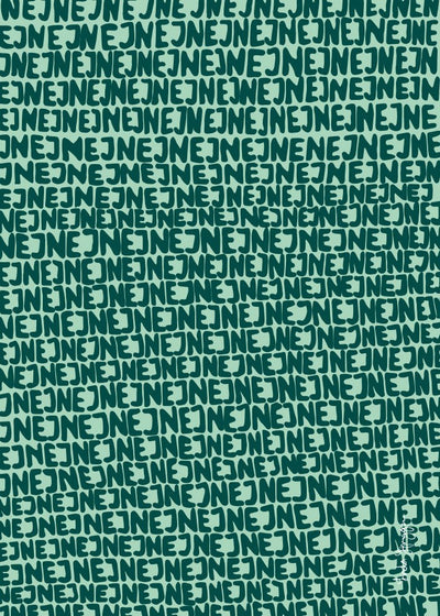 NejNejNej Grön Poster