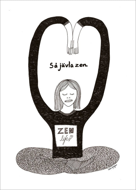 Så Jävla Zen Poster - SoPosters