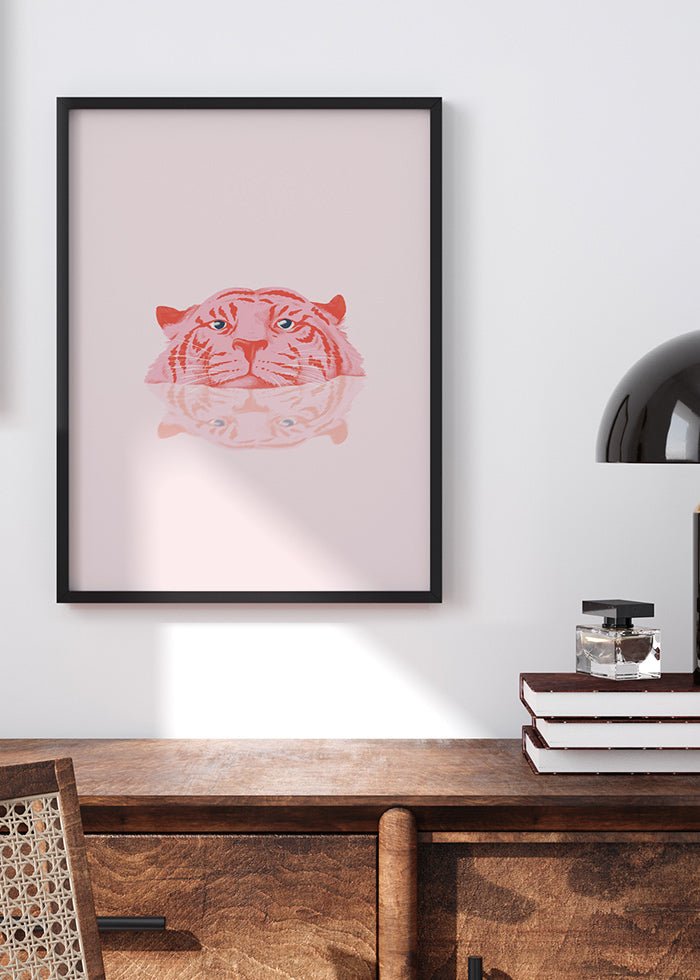 Simmande tiger Poster