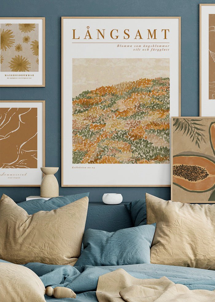 Sommerwind-Pfirsich-Poster