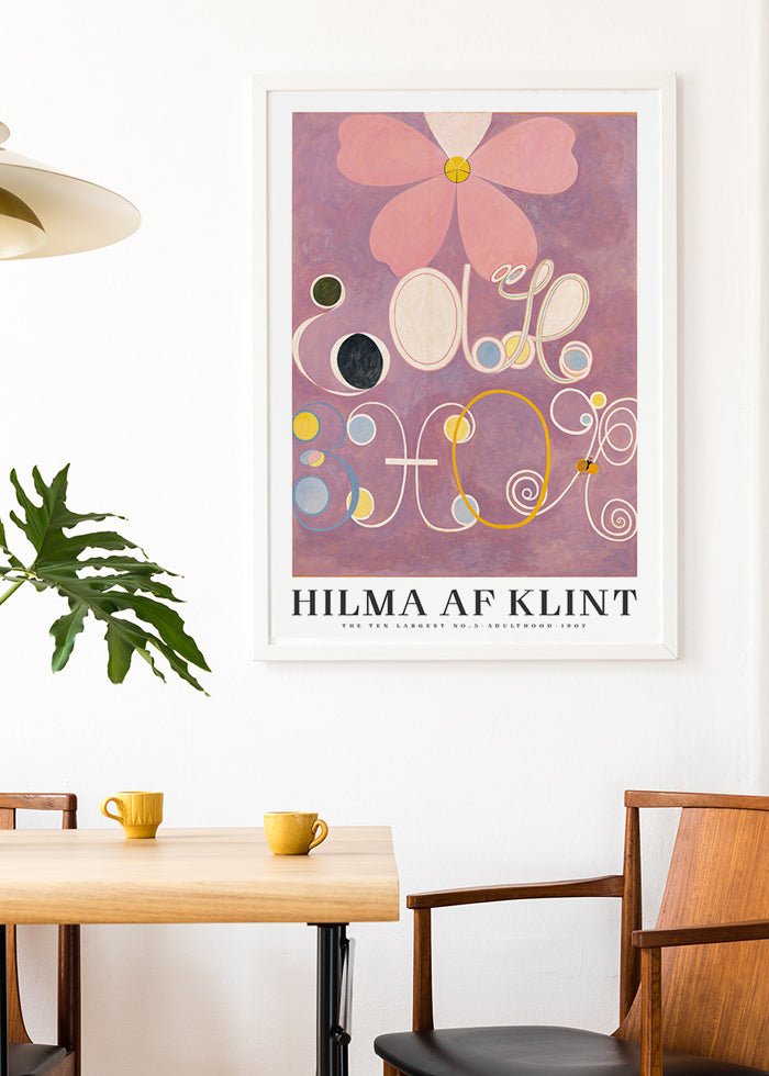 Kymmenen suurinta nro. 5 - Aikuisuus - Hilma af Klint -juliste
