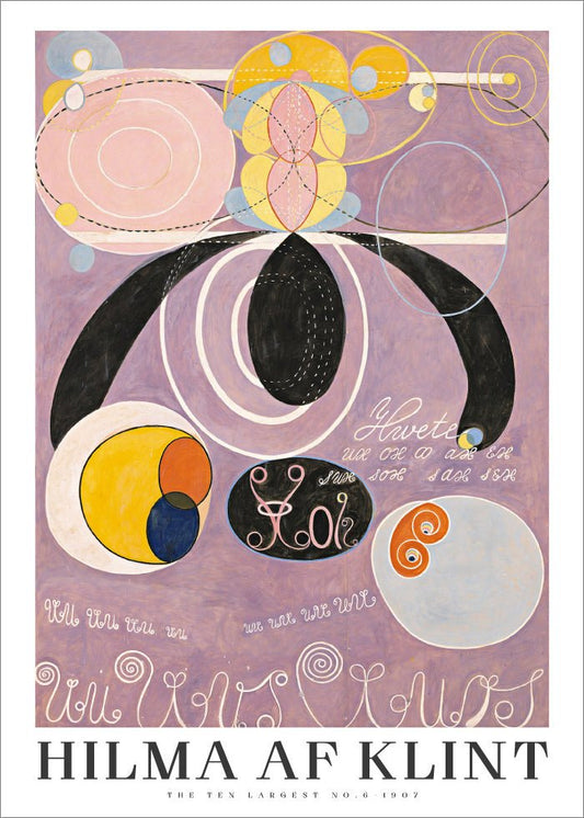 The ten largest No. 6 - Hilma af Klint Poster