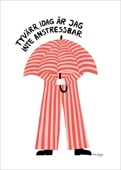 Leider kein stressiges Poster