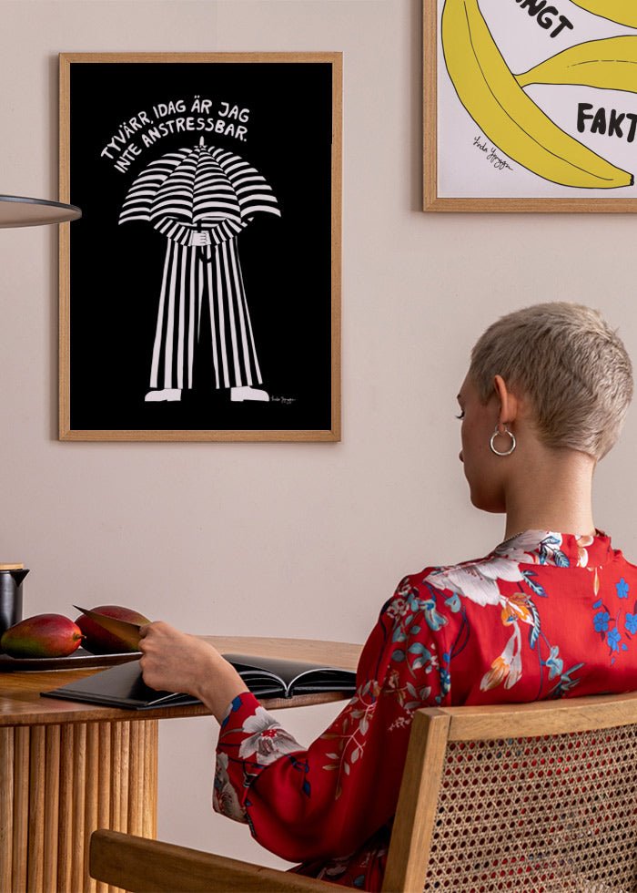 Tyvärr inte anstressbar Poster