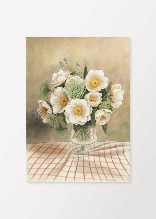 Blommor i vas Poster