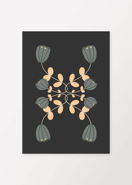 Blue Poppy Poster