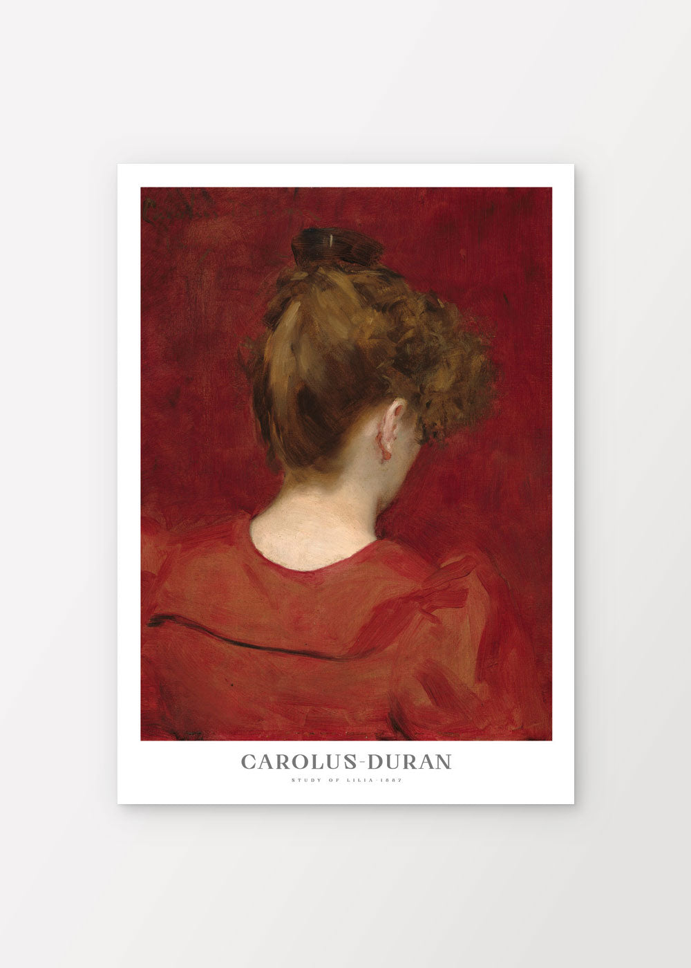 Study of Lilia Poster - Carolus-Duran