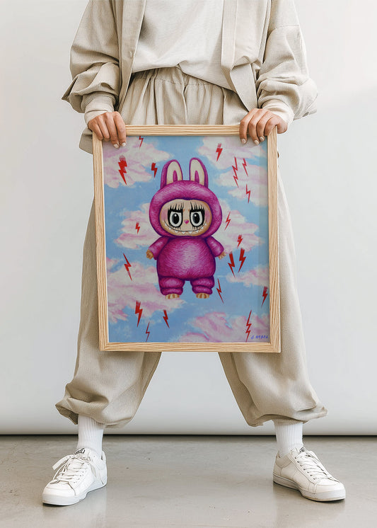 Corpse Paint Labubu Poster