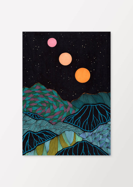 Three Moons Poster