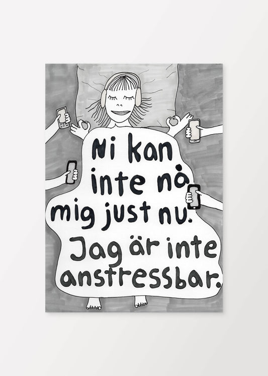 Inte anstressbar Poster