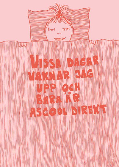 Ascool Direkt - Rosaröd Poster