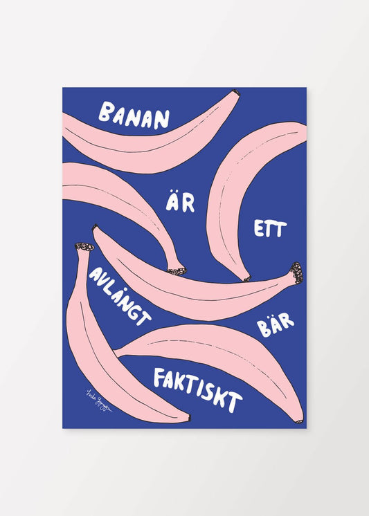 Avlångt Bär Blå Poster - #shop_name