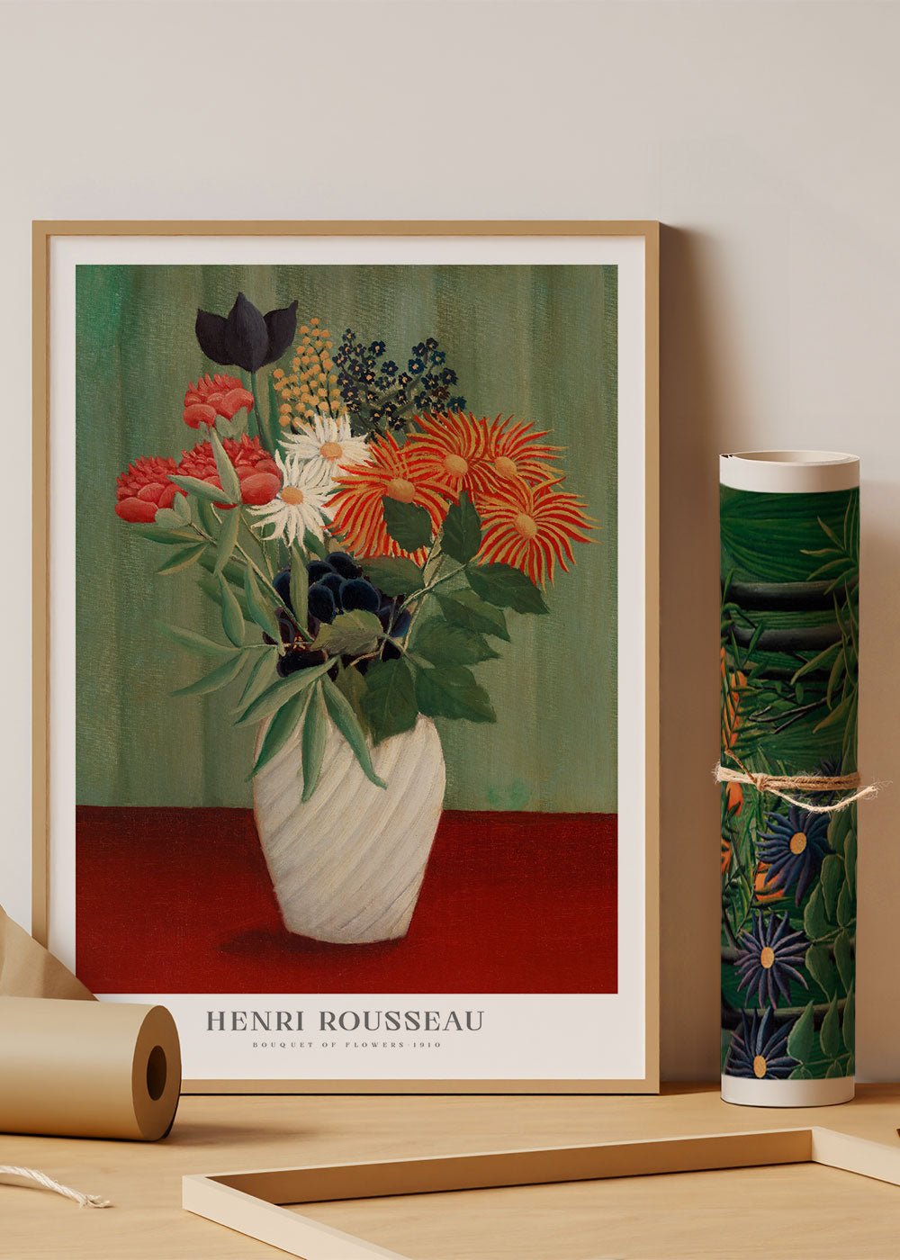 Bouquet of Flowers - Henri Rousseau - shop_name