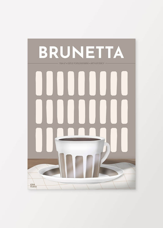 Brunetta Kaffekopp Poster - #shop_name