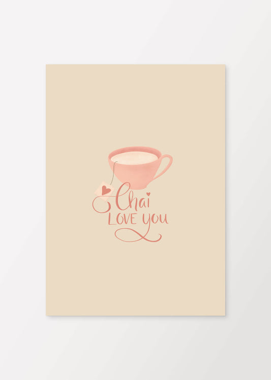 Chai-Liebe-Sie-Plakat