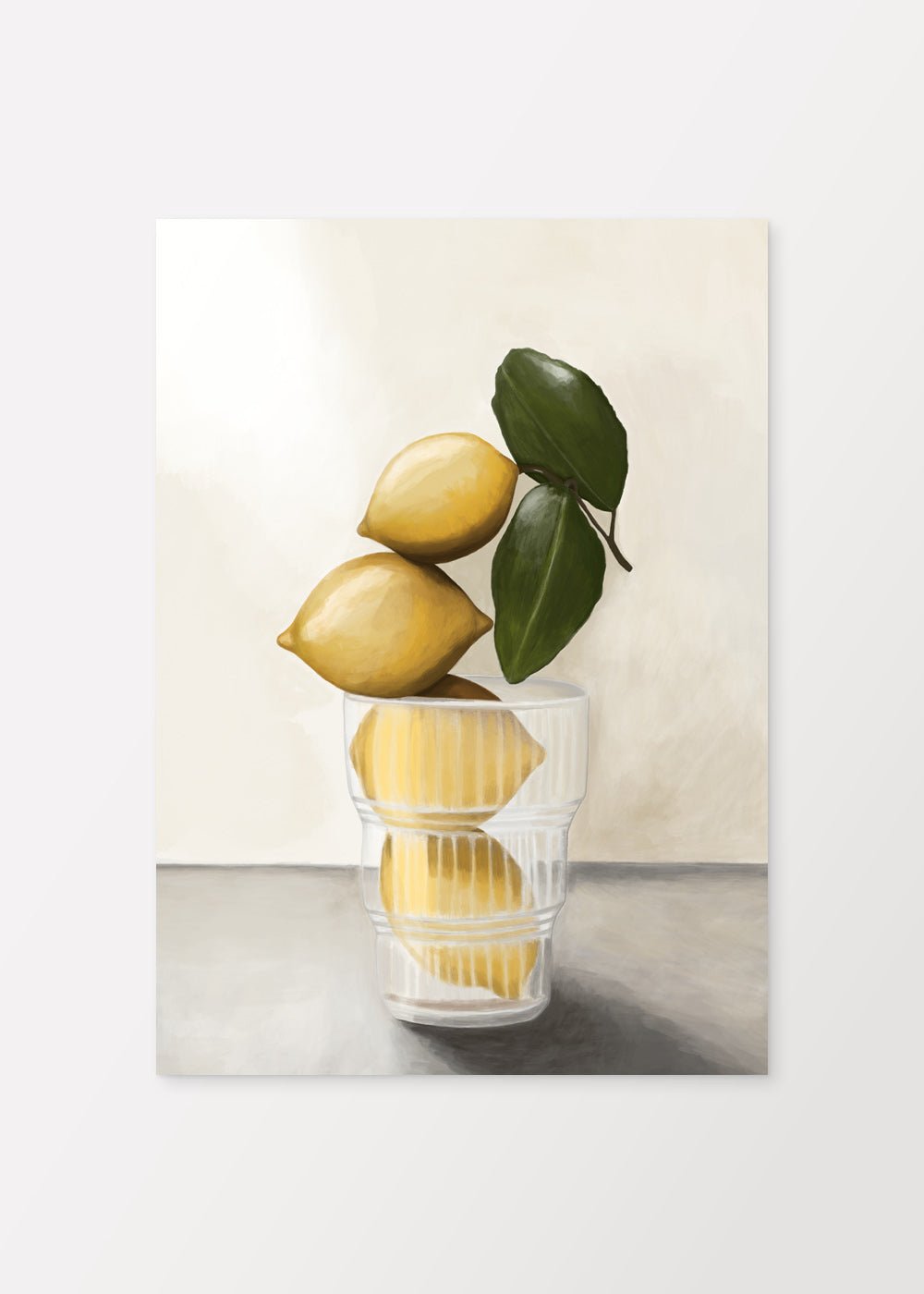 Citroner i vas Poster - shop_name