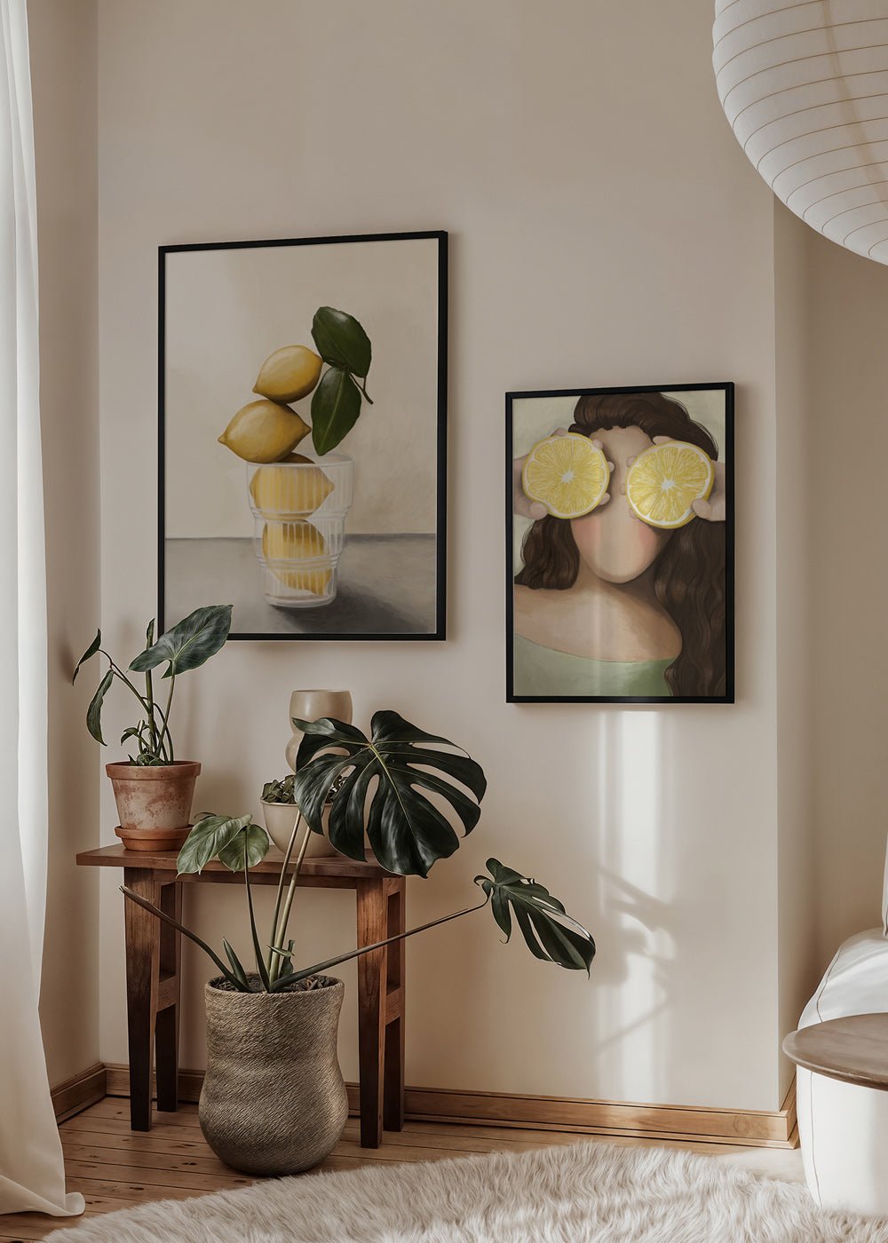 Citroner i vas Poster - shop_name