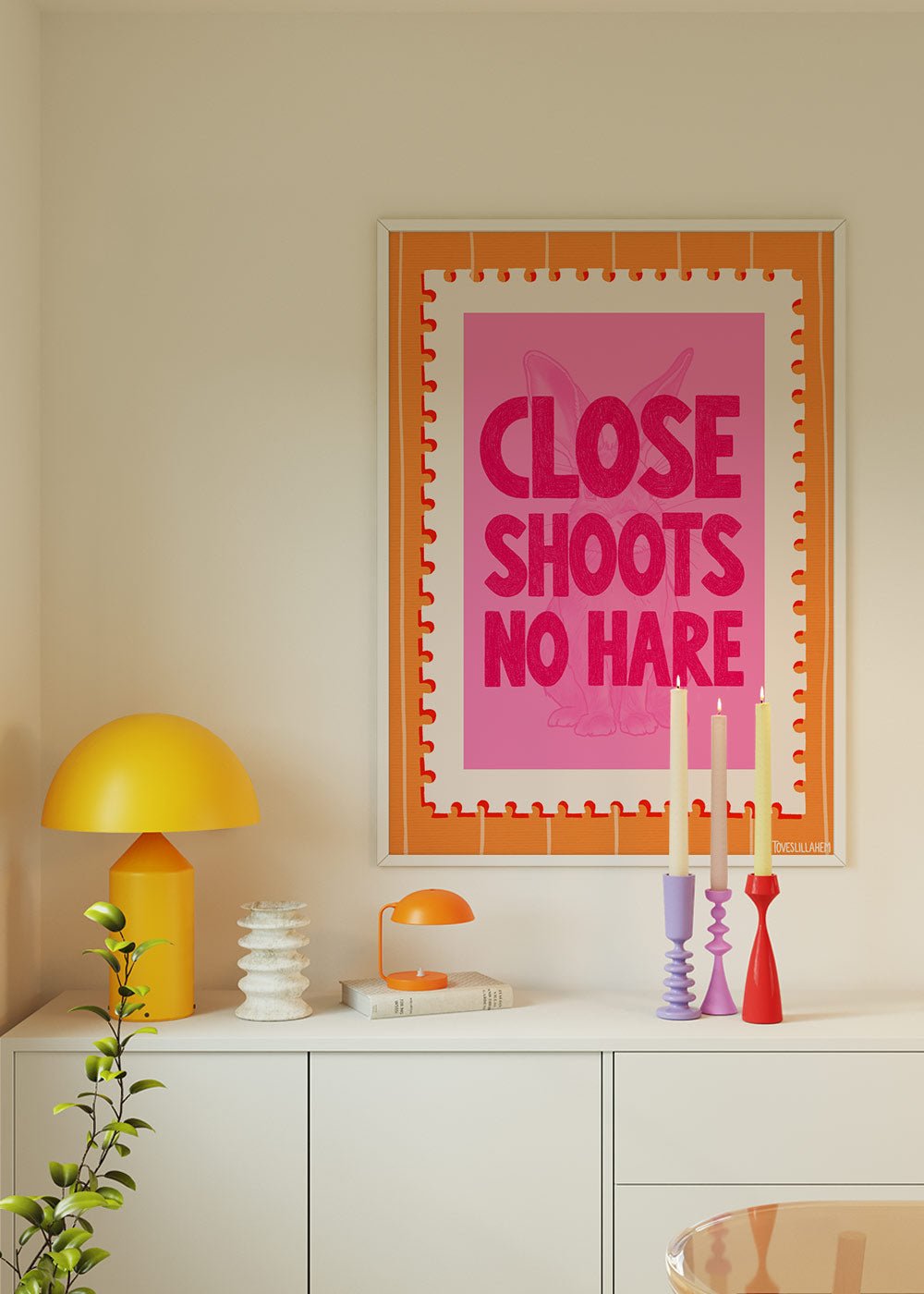 Close shoots no hare Poster - shop_name