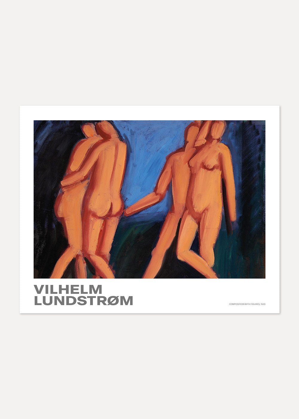 Composition with Figures Poster - shop_name