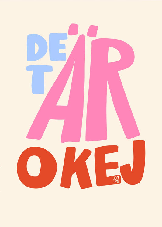 Det är okej Poster - shop_name