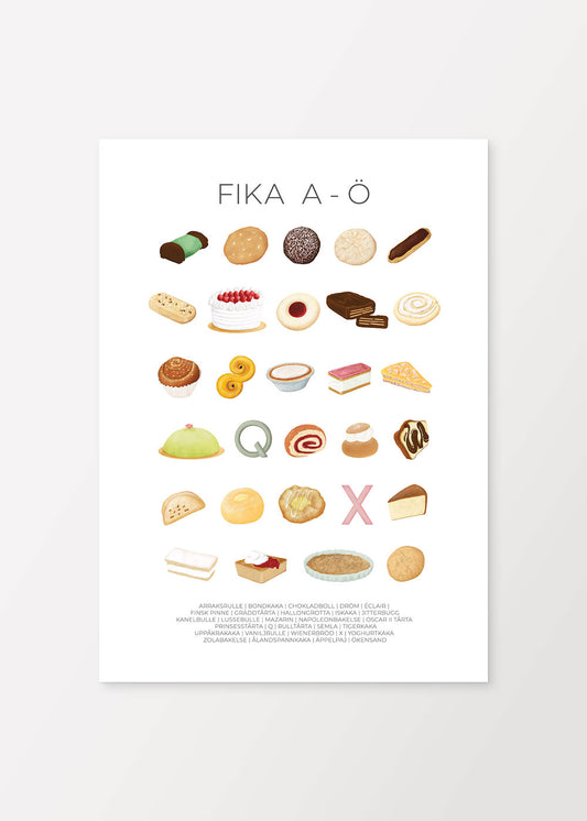 Fika ABC Poster