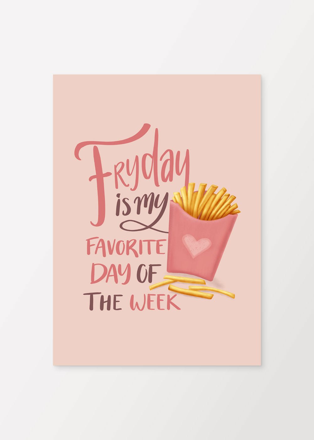 Fryday Poster - shop_name
