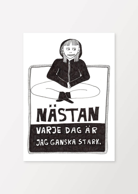 Ganska Stark A4 Poster - #shop_name