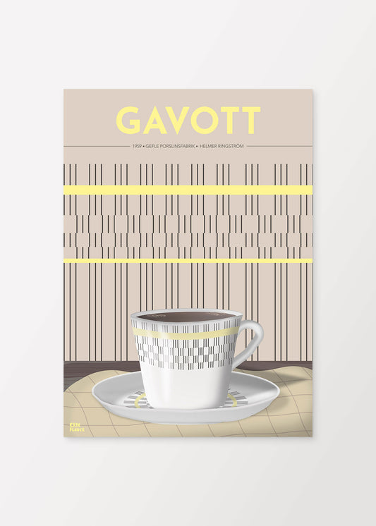 Gavott Kaffekopp Poster