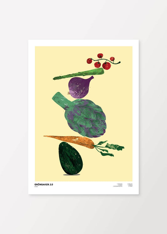 Grönsaker 2 Poster - #shop_name